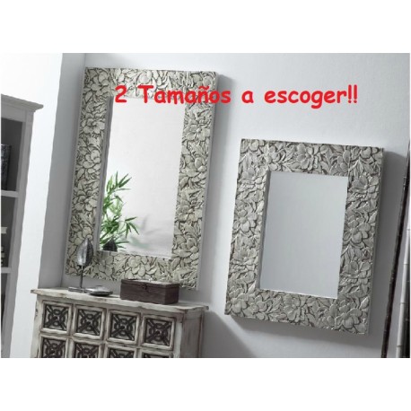 Espejo 2 tamaños 75x95cm 80x120cm - Terraendins