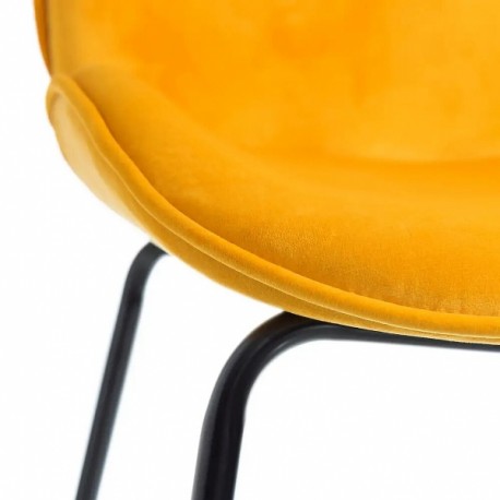 Silla amarilla de diseño - Terraendins