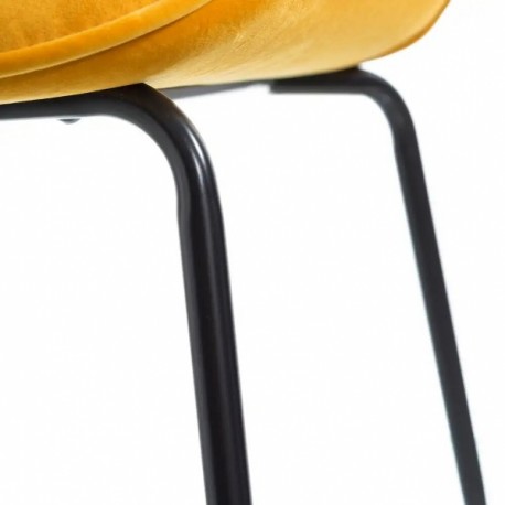 Silla amarilla de diseño - Terraendins