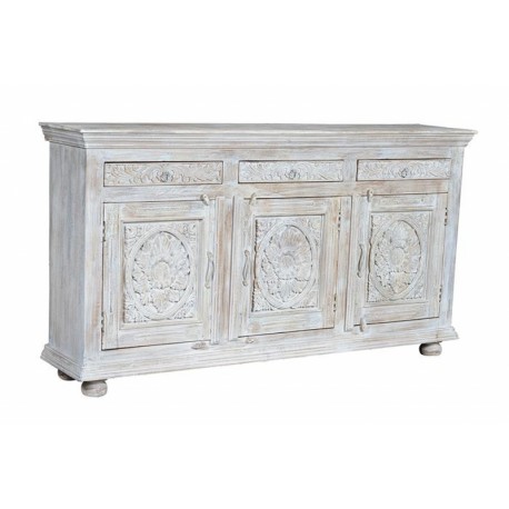 Aparador madera maciza 197x44x110cm - Terraendins