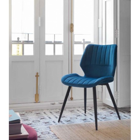 Silla azul 55x46x84cm - Terraendins