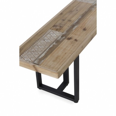 Banco madera 180x35x46cm - Terraendins