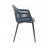 Silla con brazos azul 57x50x83cm