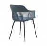 Silla con brazos azul 57x50x83cm