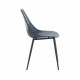 Silla con brazos azul 57x50x83cm