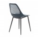 Silla con brazos azul 57x50x83cm