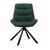 Silla verde giratoria 64x57x85cm