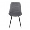 Silla gris 59x52x89cm