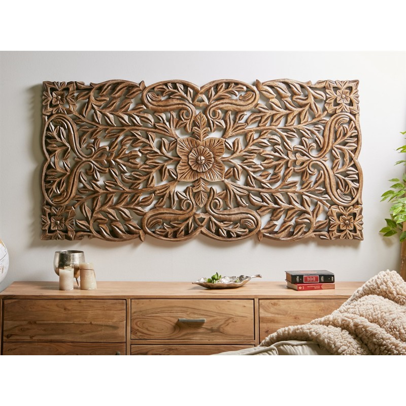 Cabezal/talla madera 160x80cm - Terraendins