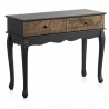 Consola negra 103x40x79cm
