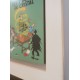 Cuadro portada Tintin 22x17 LE TRESOR RACKAM LE ROUGE
