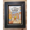 Cuadro portada Tintin 22x17 LES CIGARES DU PHARAON