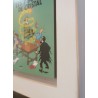 Cuadro portada Tintin 22x17 LE LOTUS BLEU