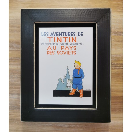 Cuadro portada Tintin 22x17 AU PAYS DES SOVIETS