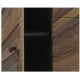 Aparador madera abeto 105x40x80cm con puerta y 3 cajones