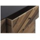 Aparador madera abeto 105x40x80cm con puerta y 3 cajones