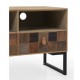Mueble TV madera de fresno 132x40x50 cm
