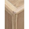 Mesita madera fresno con 1 puerta 45x40x73 cm