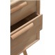 Cómoda madera fresno con 6 cajones 100x42x83 cm