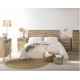 Cabecero cama madera álamo 145x4x60cm