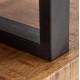 Mueble TV o mueble auxiliar regulable madera mango y metal 140-200x40x46cm