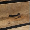 Aparador madera maciza de mango y metal 180x40x90 cm