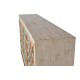 Aparador madera mango, azulejos y metal 180x40x90cm