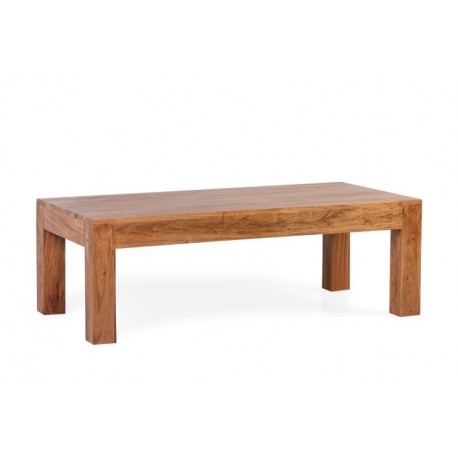 Mesa de centro madera maciza acacia 120x60x40cm