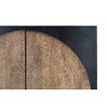Armario madera maciza de mango y metal 2 puertas 100x40x143cm