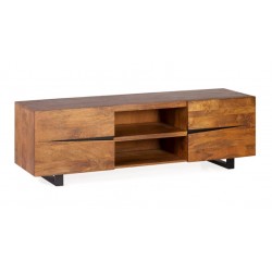 Mueble TV madera mango 160x40x50cm