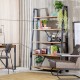 Librería / estantería mango y metal 120x39x190cm