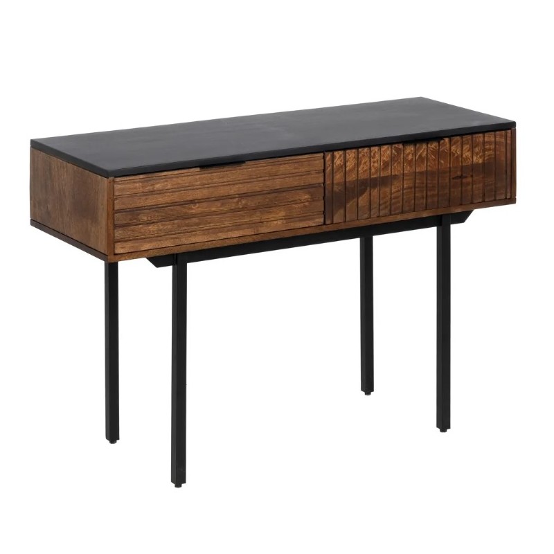 Boston mueble recibidor de madera de mango y metal