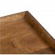 Mesita madera maciza mango 50x40x50 cm