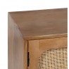 Mueble TV  mango / ratán 160x40x57 cm