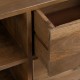 Mueble TV  mango / ratán 160x40x57 cm