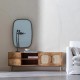 Mueble TV  mango / ratán 160x40x57 cm