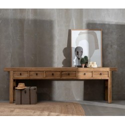 Consola / recibidor XXL olmo 290x50x90cm
