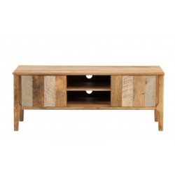 Mueble TV mad. maciza mango 140x40x55cm