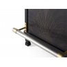 Barra de bar metal negro/mango 173x68x110cm