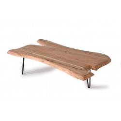 Mesa de centro mad. maciza acacia 140x75x36cm