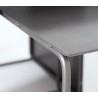 Set 3 mesas auxiliares metal gris