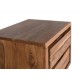 Mesita madera acacia y metal 50x40x56cm