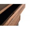 Cómoda madera acacia y metal 91x40x81cm