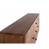 Aparador madera acacia y metal 180x40x70cm