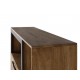 Mueble bar madera mango y metal 120x40x120cm