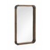 Espejo rectangular madera/metal  113x67x6 cm