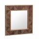 Espejo cuadrado madera fresno 77x77x4,5 cm